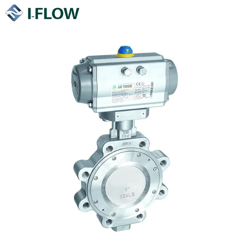 DNV Approved Double Flanged Butterfly Valve EN593 PN10/PN16
