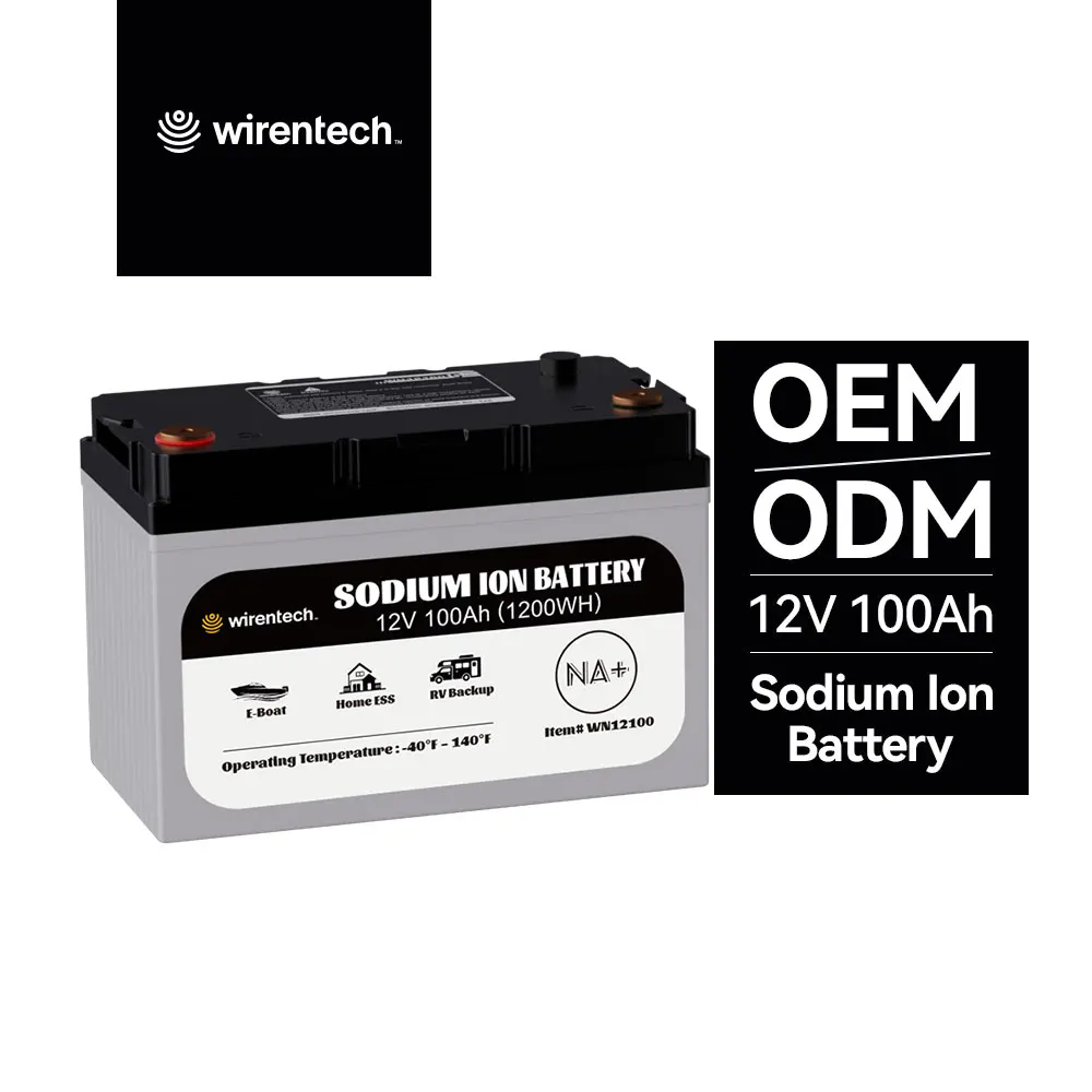 Off-grid 4S10P 12V 100Ah Na ion Battery Sodium ion Battery for Microgrid Medical Equipment Distributed Energy System