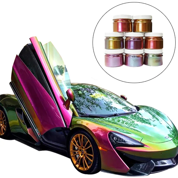 Magic Color Changing Pearl Pigments Chameleon Automotive Coating Pigment Powder Hypershift Car Paint