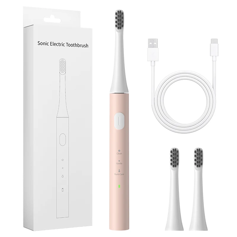 2024 New Products Sonic Ultrasonic Wave Massage Electric Toothbrush With DuPont Bristles