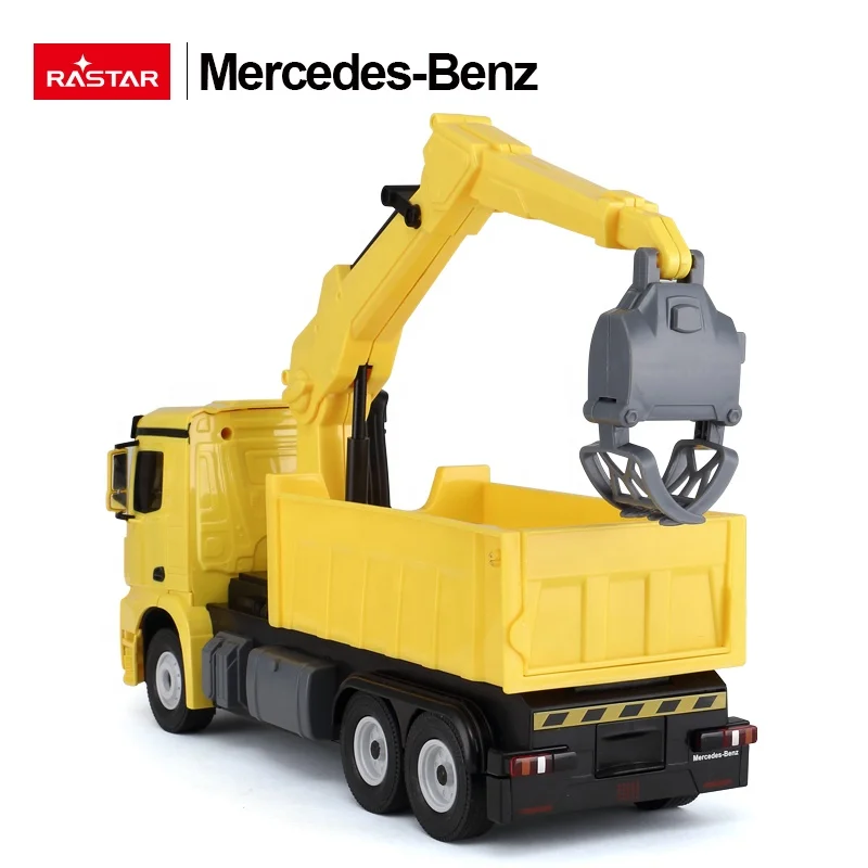 Rastar Mercedes Benz Licensed Arocs RC Logging Truck Car Remote Control Vehicle Electric Plastic 1:24 Window Box AA 4 Channels