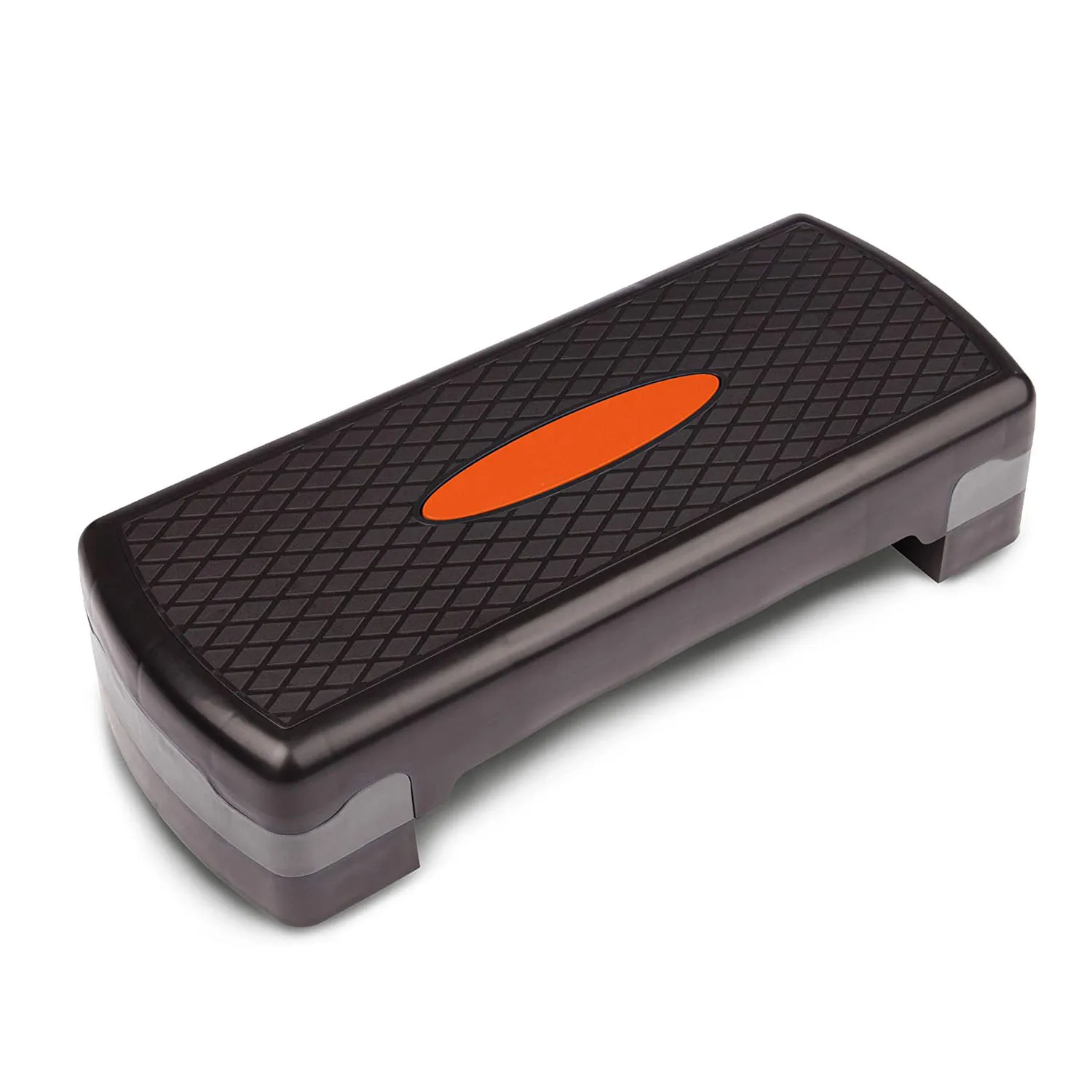 Adjustable workout fitness aerobic exercise step deck , aerobic stepper board with risers