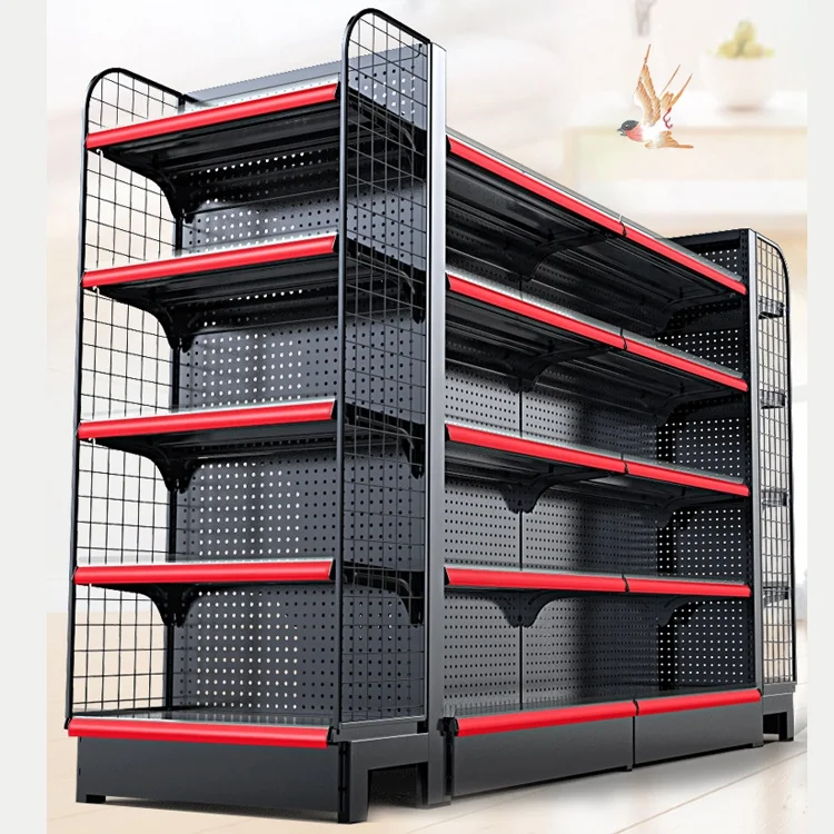 Best quality  metal display shelves for supermarket and store