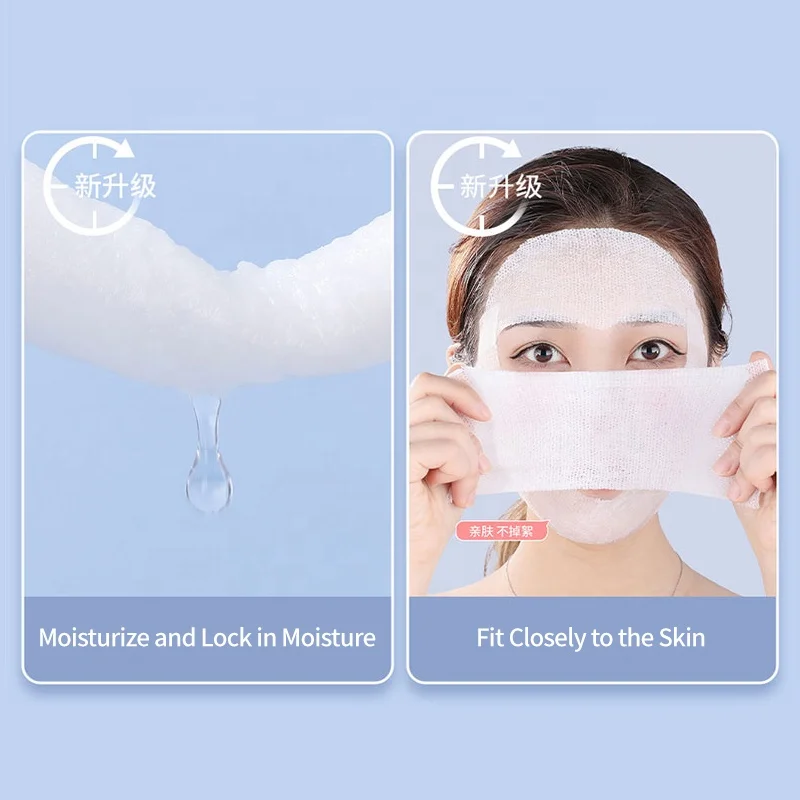 Customizable Package Shape Cotton Makeup Remover Pads Moisturizing Skin Care Square