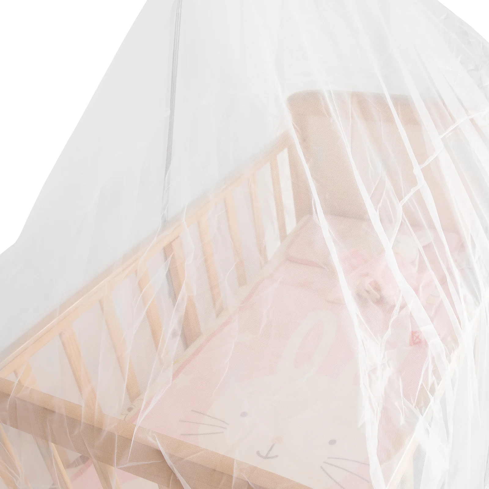 High Density Baby Cot Crib Nets Cover Strollers Mosquito Nets with Drawstring Pouch,  Bug Net for Strollers