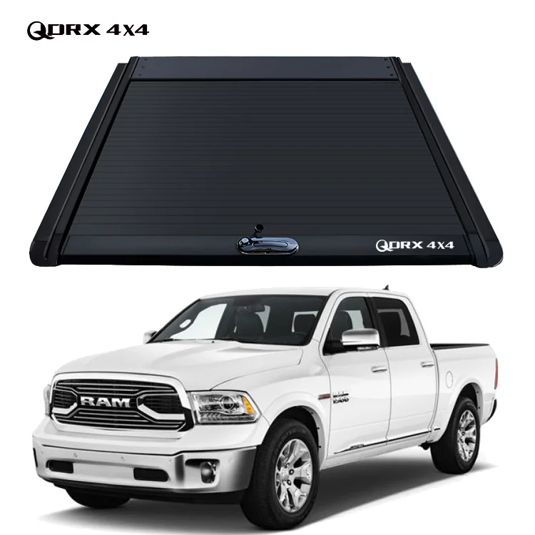 Pickup Truck Car 4x4 Accessories Aluminium Roller Lid Shutter Top Retractable Roll Up Tonneau Cover For Ford Ranger raptor F150