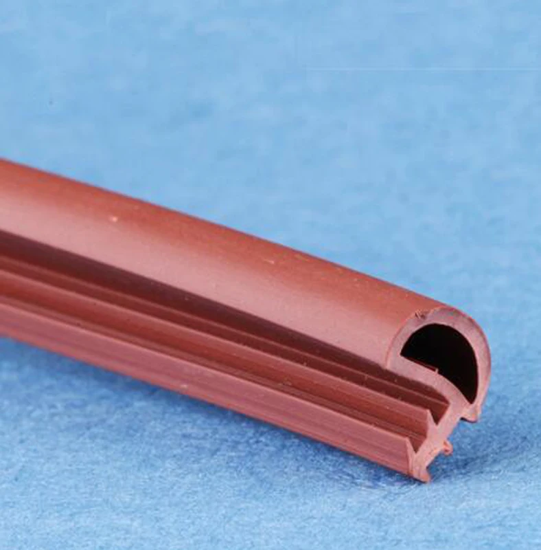 Custom Color Door Sealing Strip High Elasticity Door Insulation Strips Width 8 mm -12 mm Rubber Profile for Wooden Doors
