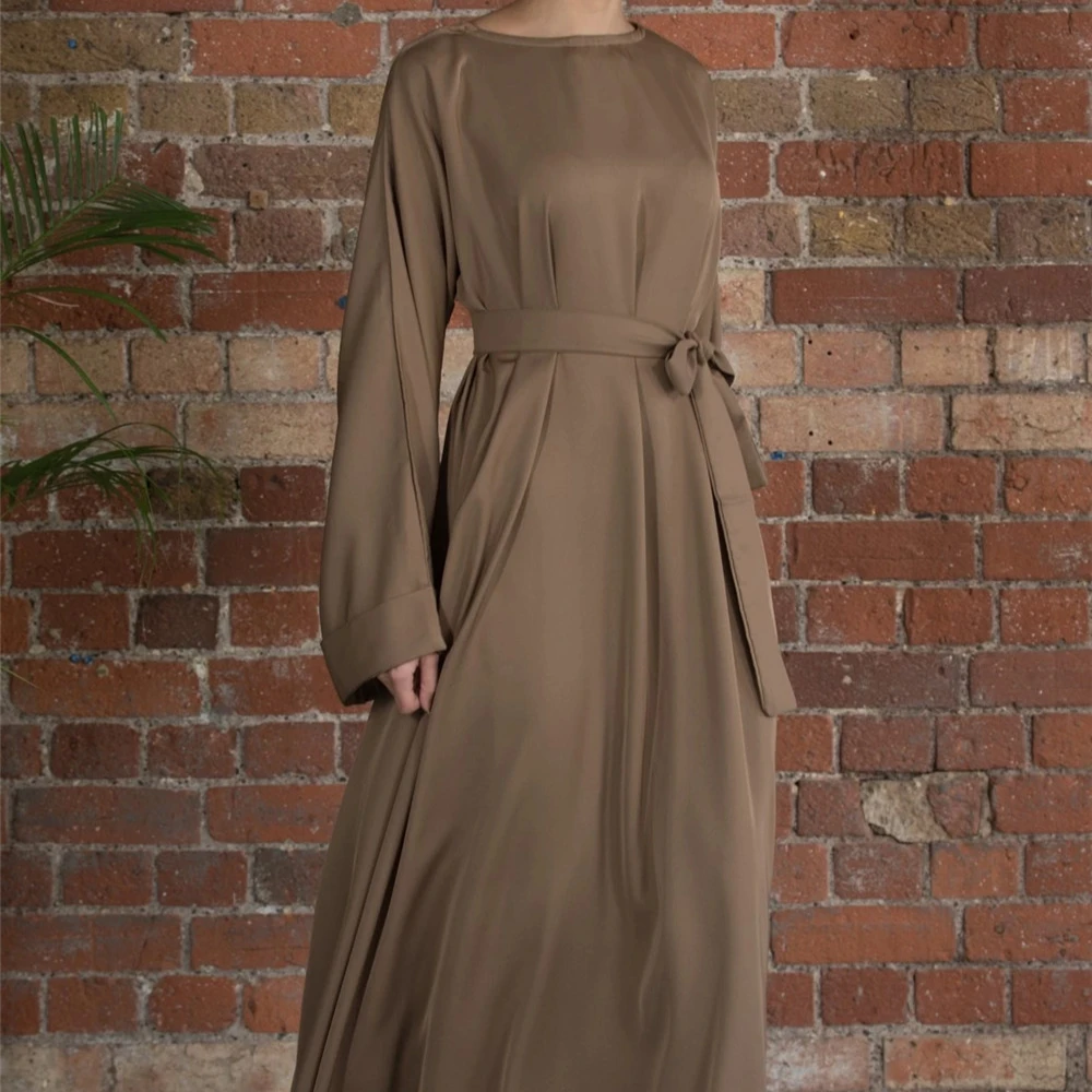 Women Muslim Dress 2023 Dubai Is Black Arabic Dubai Kaftan Prom Dress Crystal Dubai Islamic Arab Clothing