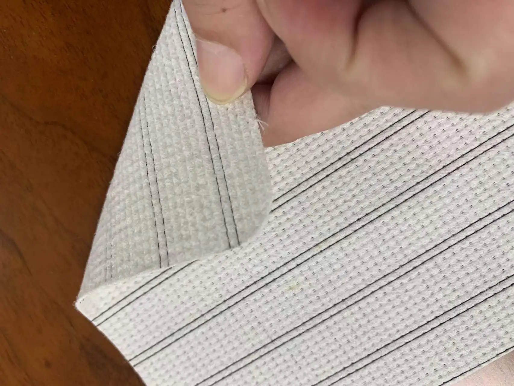 2022 cheapest Customized  Recycle POLYESTER Non Woven stripe Insole board and INSOLE sheet for shoes making material