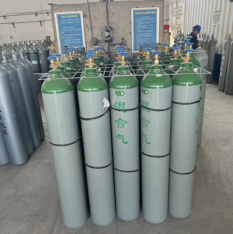 Gas Cylinders Refillable Helium Tanks 30 50 Tanques De Helio Helium Balloon Tanks For Oxygen Cylinders Medical Use O2 Tanks