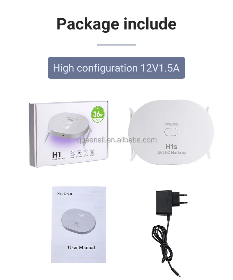 36W better led nail uv lamp folding arms sun light nail art lamp manicure mini uv nail lamp