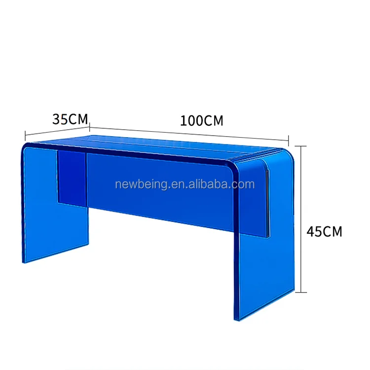 Nordic acrylic stools minimalist modern dining chairs shoe changing stools bench benches adult transparent bed end stools