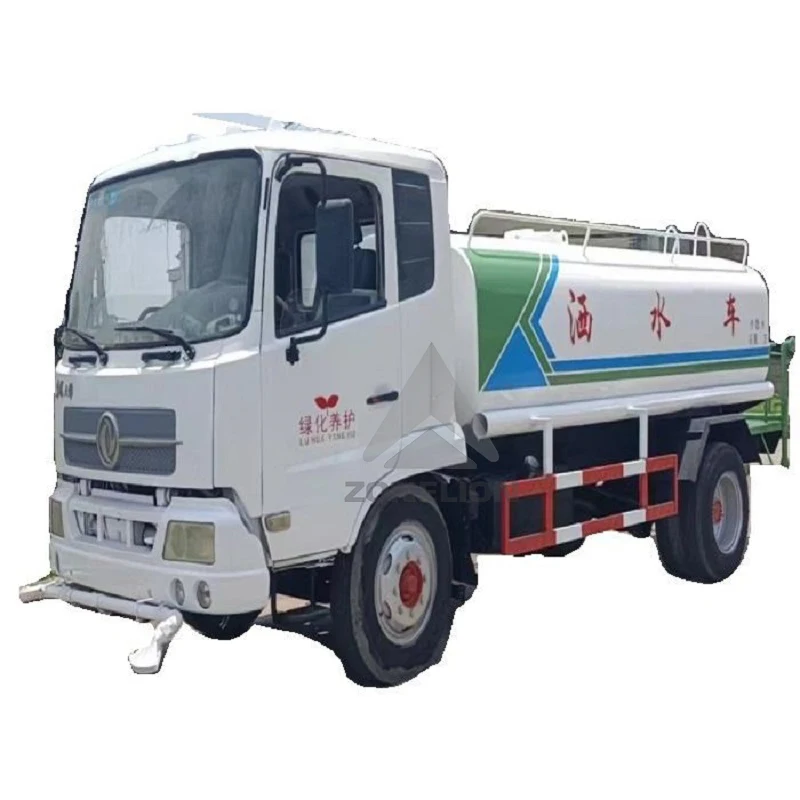 Изготовленный на заказ дизельный dongfeng резервуар для воды Автоцистерна питьевой тележка полива продажа из