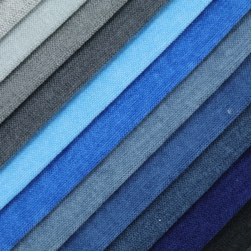 100% Polyester Jacquard Rib Herringbone Dobby Tricot Breathable Yarn-Dyed Twill Comfortable Upholstery Microfiber Fabric Sofas