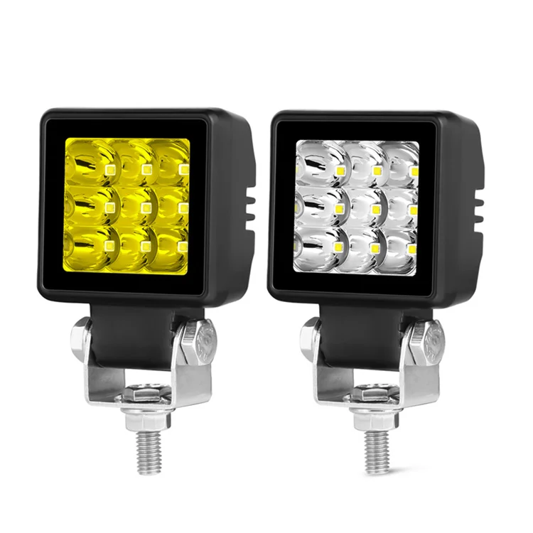 2 шт. 2 дюйма 54 Вт янтарный или белый маленький точечный луч 12 В мотоциклетный светильник