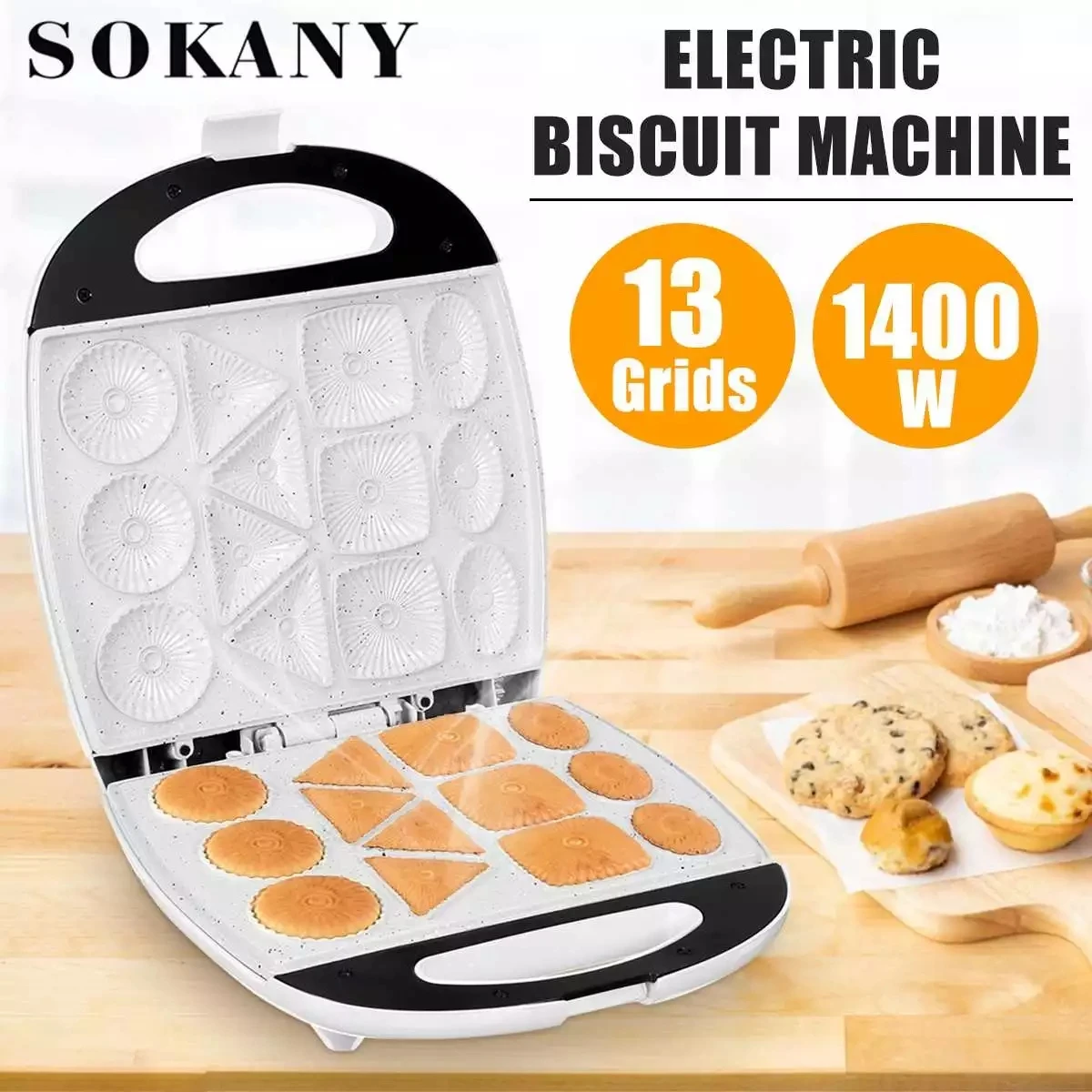 Biscuit Making Machine For Small Ice Cream Cone Wafer Household Breakfast Cake Cookie Waffle Maker Mini Price In Pakistan