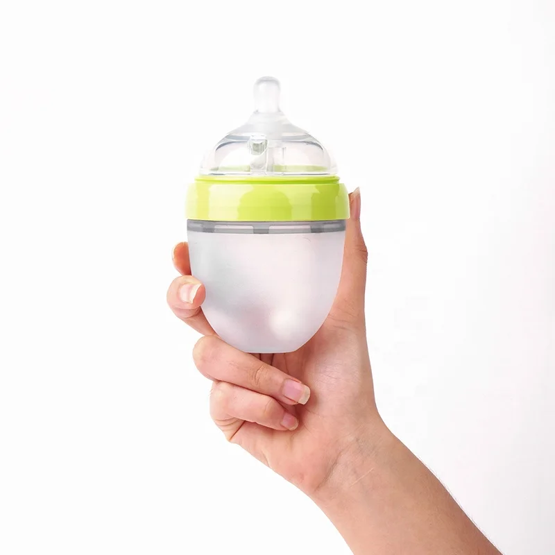 Logo Customized Good Quality Unique Custom Feeder Spill Proof Easy Grip Non-Toxic Nursing Baby Feeding Bottle Nipple Bottles