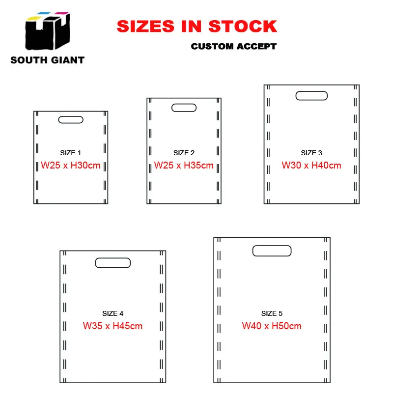 
Customize Brand Promotional Recycle Zhejiang Flat D Cut Non Woven Gift Bag 