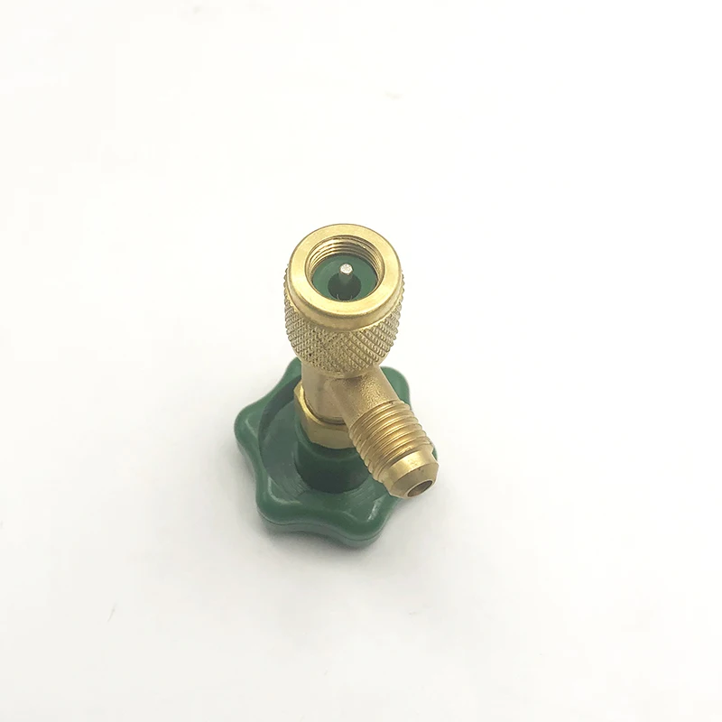 Cap tap valve CT-341 for small freon bottle R22 R134 R410 brass body