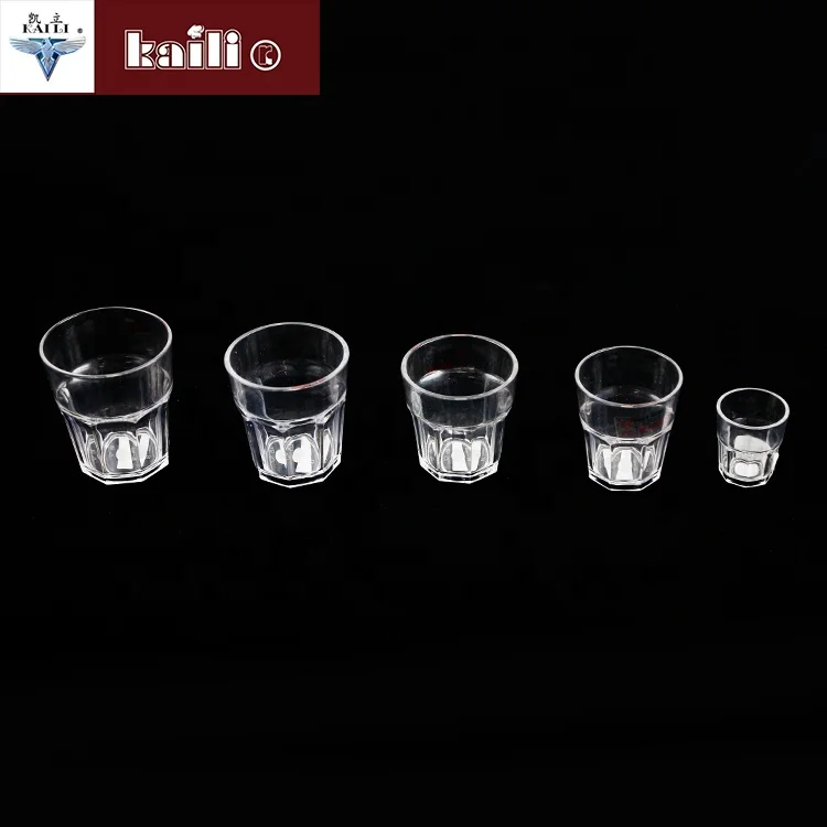 2020 Hot Sell New Item Unbreakable Glass Cups with PC Material