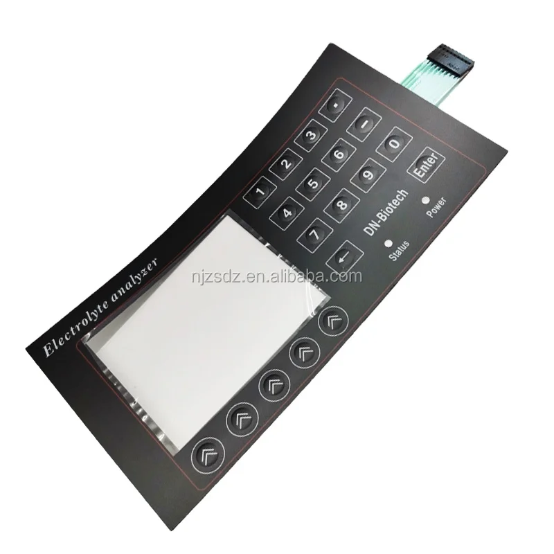 Fuel dispenser oiling machine poly dome membrane keypad