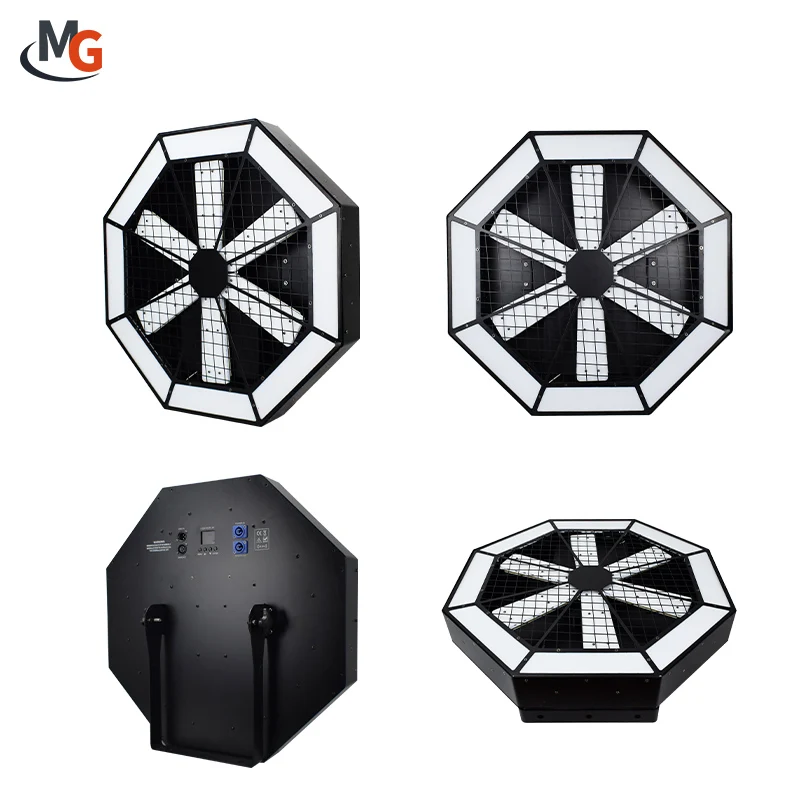 RGB Infinite Whirlwind LED Fan Effect Club Background DJ Retro Light