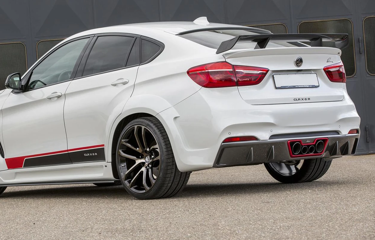 High quality LM wide style carbon fiber / fiber glass car bumpers body kit fit for F16 X6