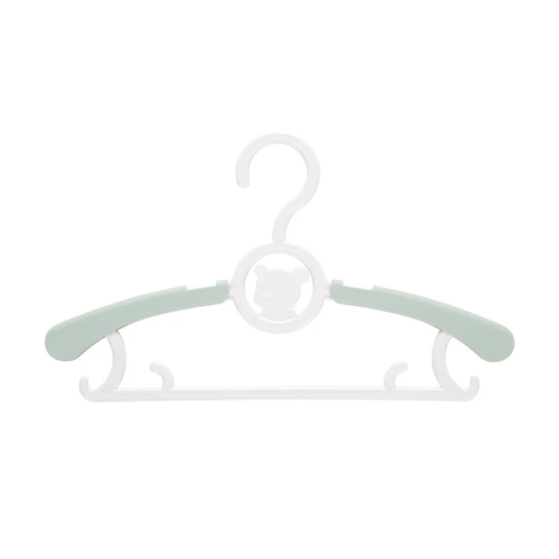 Baby Hangers 6Pcs Plastic Non-Slip Extendable Laundry Infant Pant Hanger For Newborn Clothes Adjustable Children Coat Hanger