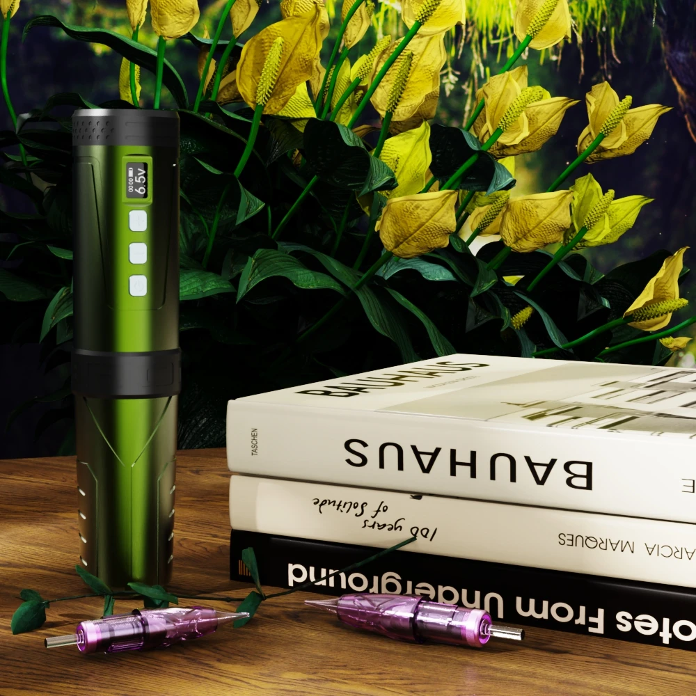 BRONC Wireless Tattoo Machine V6 Professional For Permanent Make Up