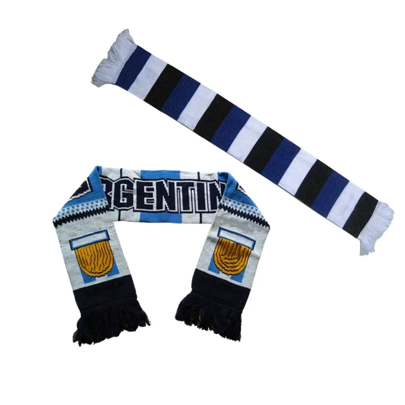 Wholesale Cheap Acrylic Sports Fans Fan Scarf With Logo