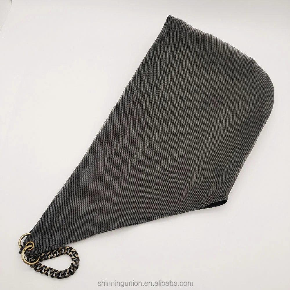 LED Fiber Optic Light Up Fabric Hood for Men - Custom Design Party Rave Costumes Burning Man - LED Dance Clothing Glow in Dark