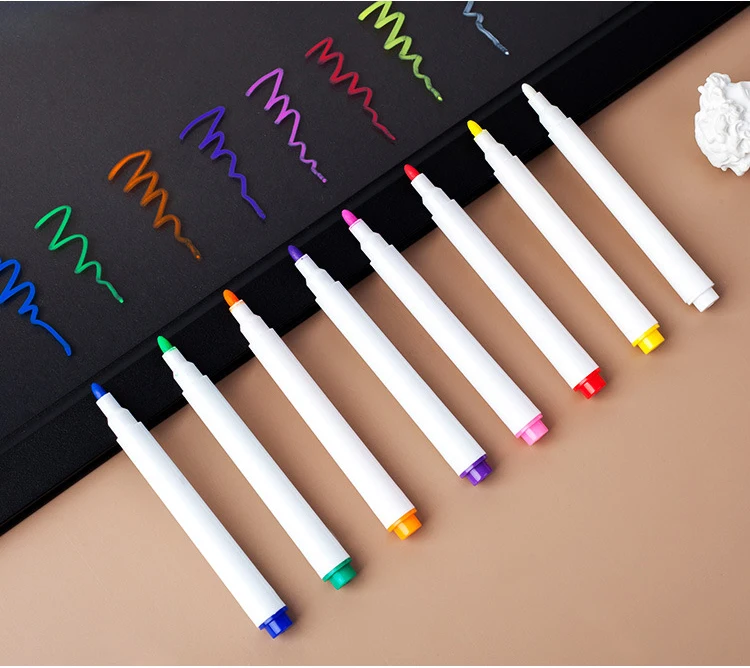Non dangerous Low Odor Non toxic Vivid And Vibrant Color Water Base Wet Erase Marker For Window Plastic Chalkboard