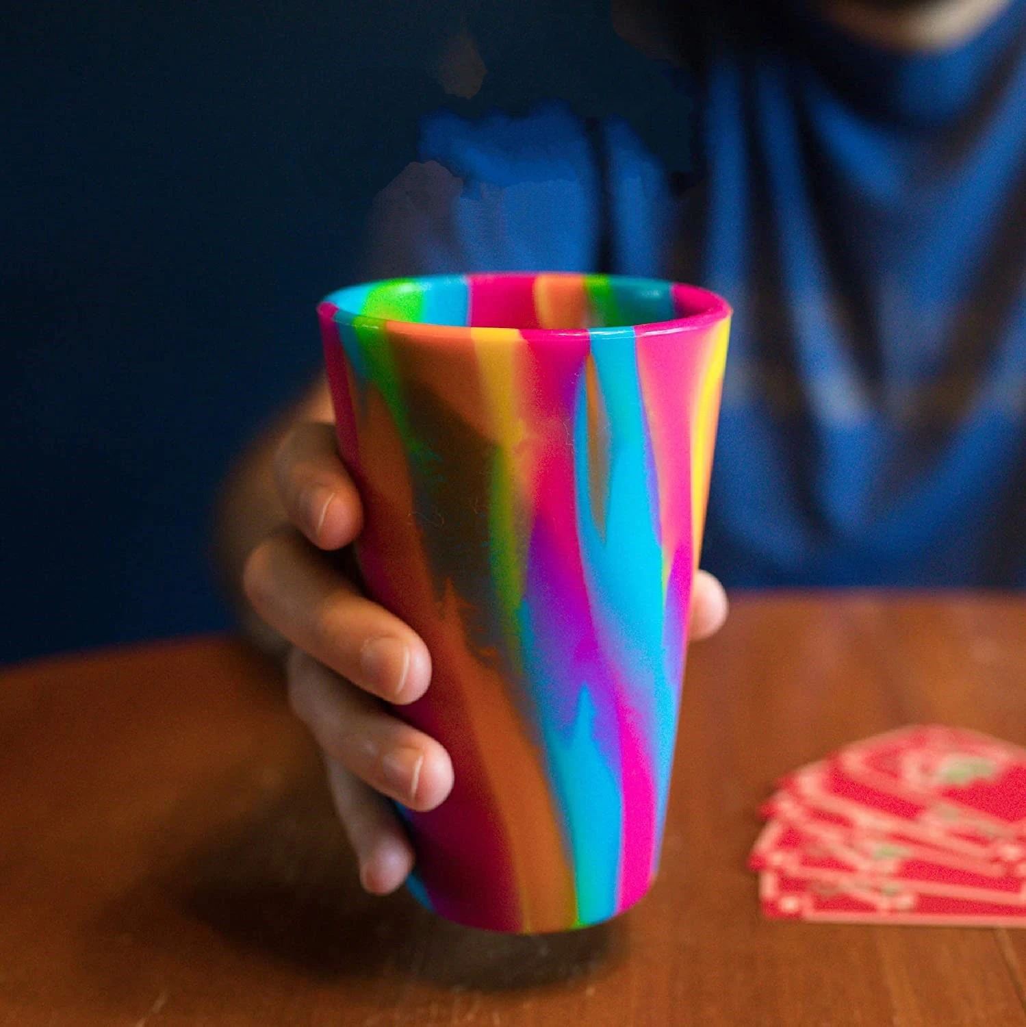 FREE SAMPLE Silicone Pint Glass Unbreakable Reusable Durable Guaranteed for Life Shatterproof Ounce Silicone Cups