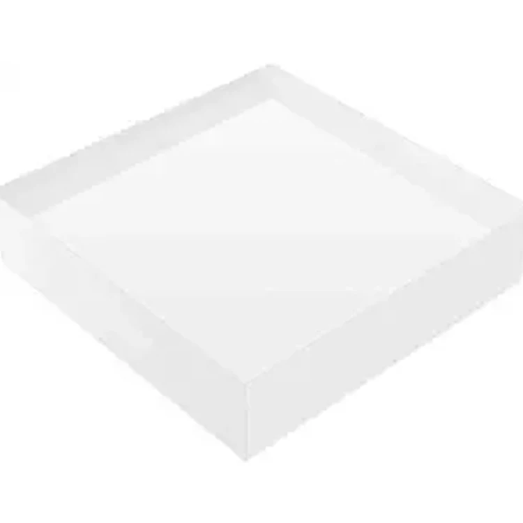 Small Cube Clear Solid Acrylic Display Cube Block