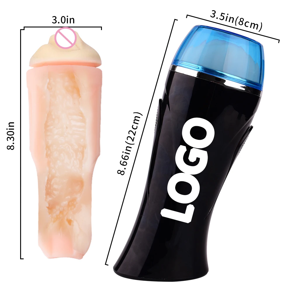 Realistic Penis Masturbator TPE+ABS Material Manual sex toys for men Snail Cup Masturbator Cup