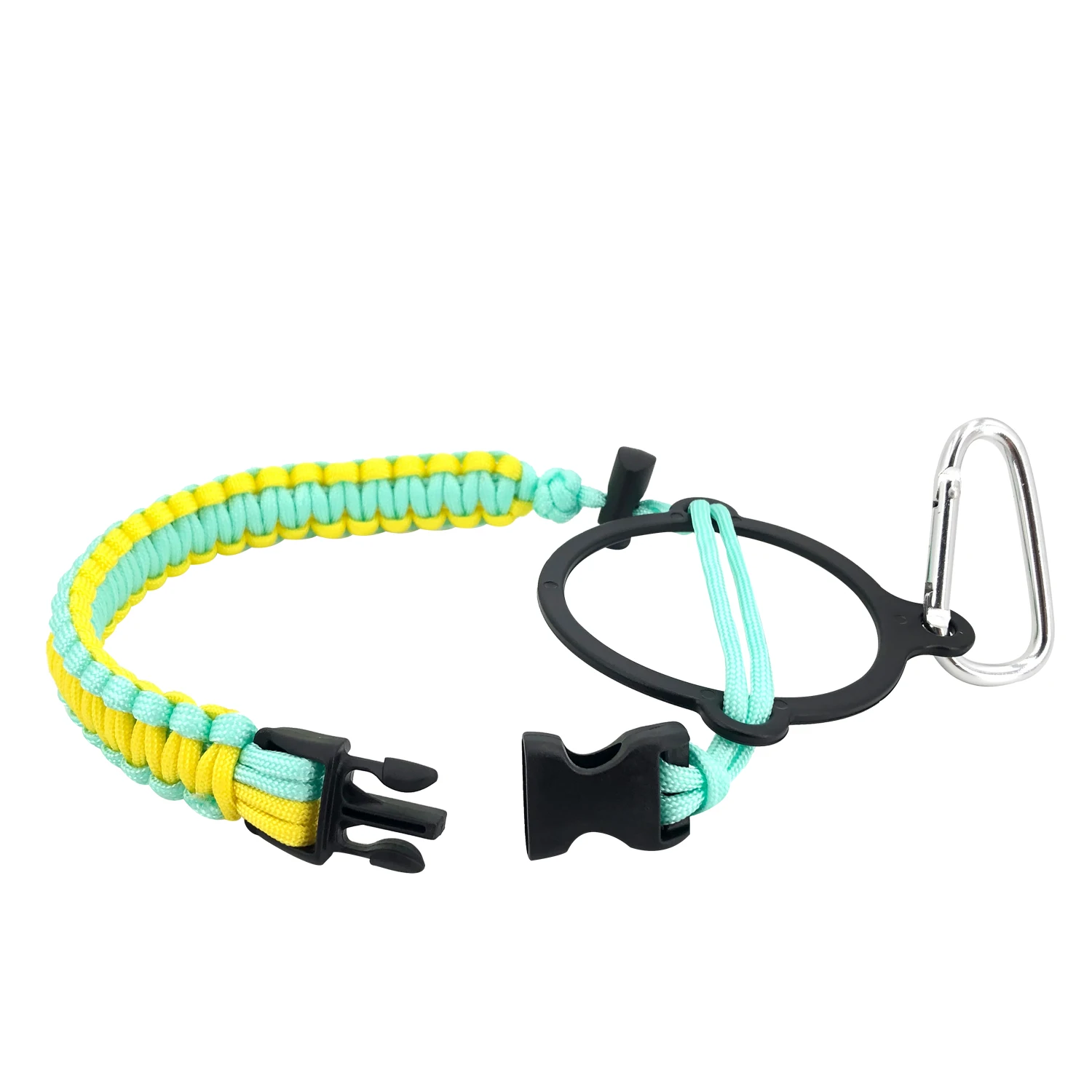 Wholesale paracord handle water bottle holder outdoor survival paracord handle