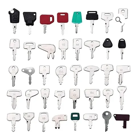 Heavy Equipment Keys Master Set of 75 with Bobcat JD Construction Operator Keys JLG JCB Kubota Komatsu Toyota Volvo Caterpillar