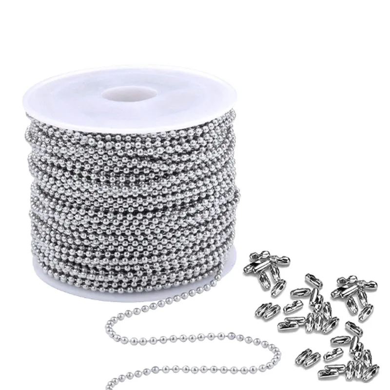 2.4mm roller or decoration steel ball chain,good quality ballchain