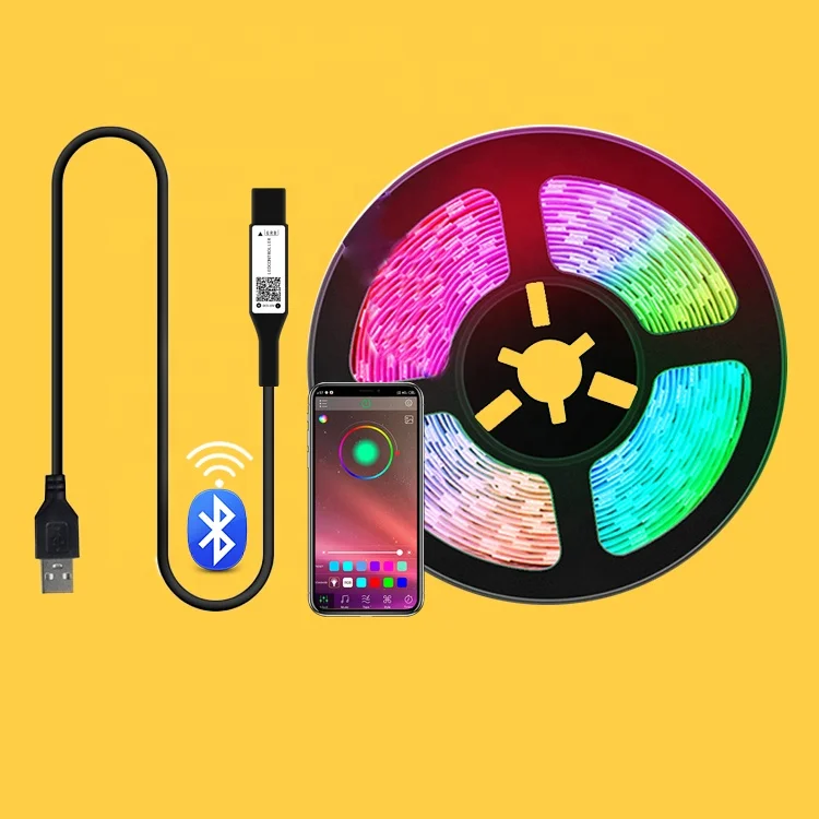 5050 RGB лучшее качество Рекламные Usb Led Tv подсветка полосы света с пультом дистанционного управления для samsung tv