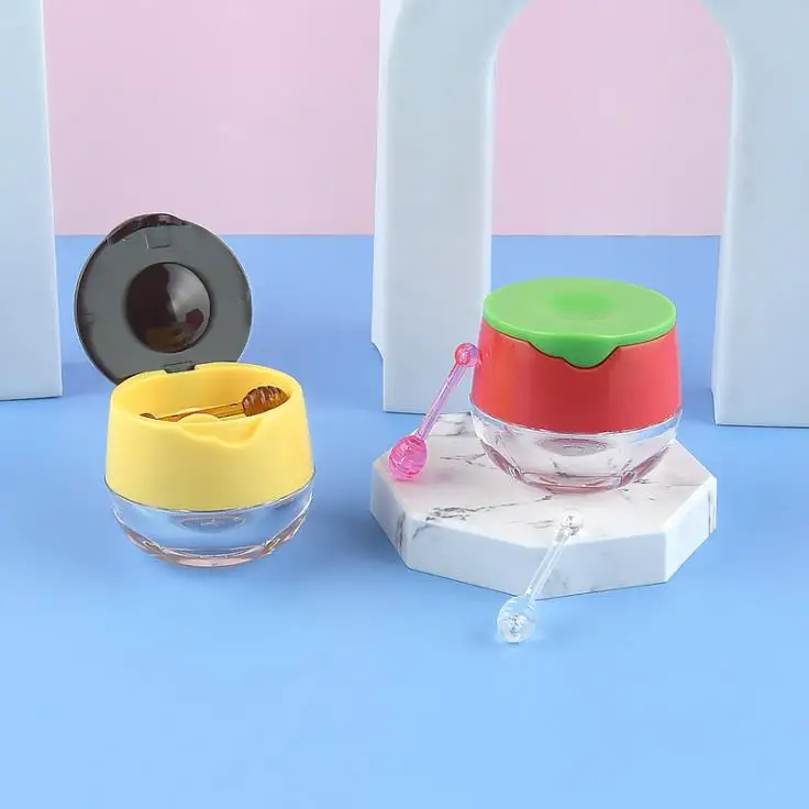 Empty Honey Pot Bee Balm Sleeping Lip Scrubs container for DIy Lip balm