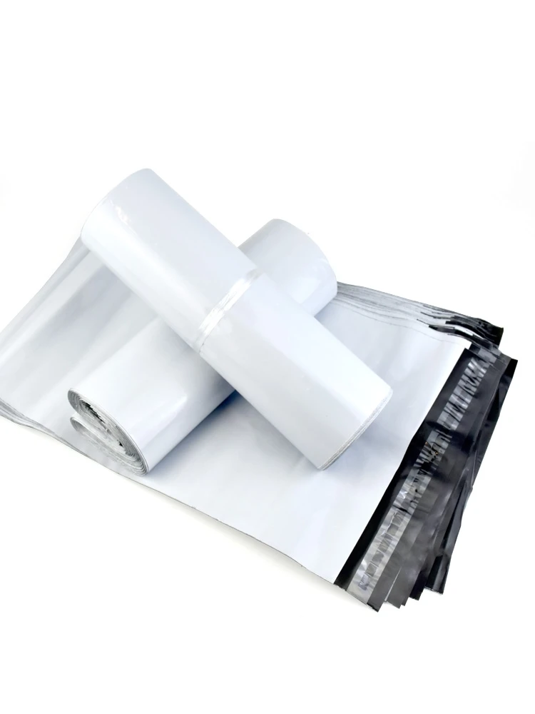 Resealable PE self adhesive plastic clear mailers with suffocation warning clothes packing bags transparent mailing bag
