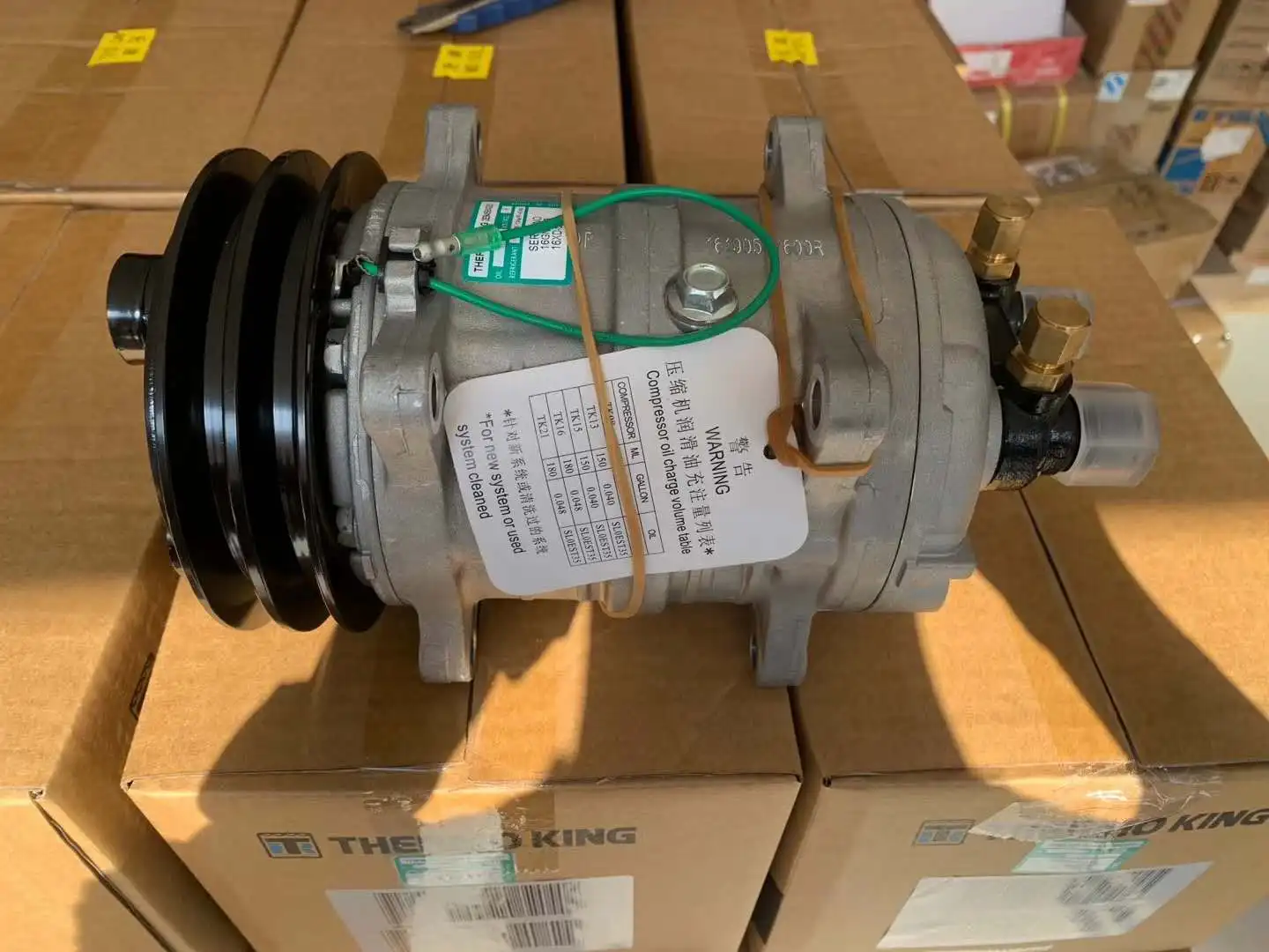 12v/24v TK16/QP16 R404a car air conditioning compressor for truck bus cooling system