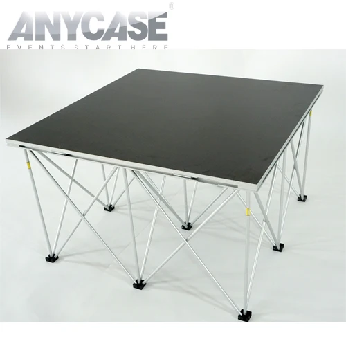 ACS Fast Set Up Portable Drum Riser 1x2m Multi Intelligence Stage For Indoor Outdoor Events