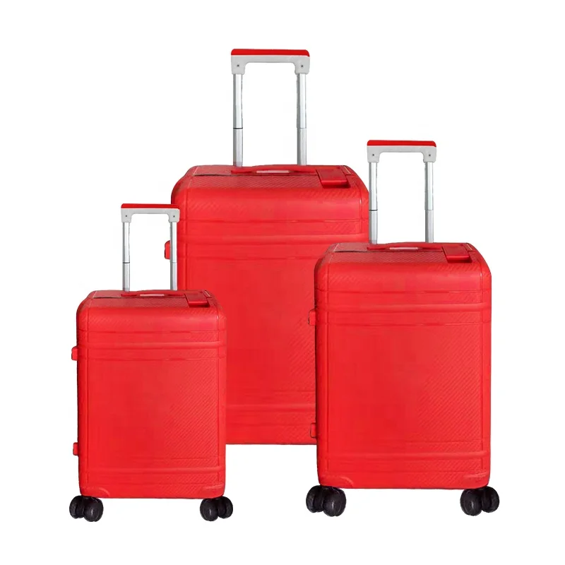 Перерабатываемый pp набор багажа декоративный чемодан красочный набор багажа для путешествий