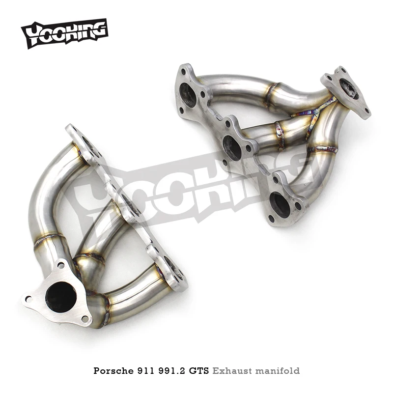 OEM изометрический выпускной коллектор для Porsche 911 991/991.2 GTS 2011-гоночный автомобиль выхлопная труба из нержавеющей стали система