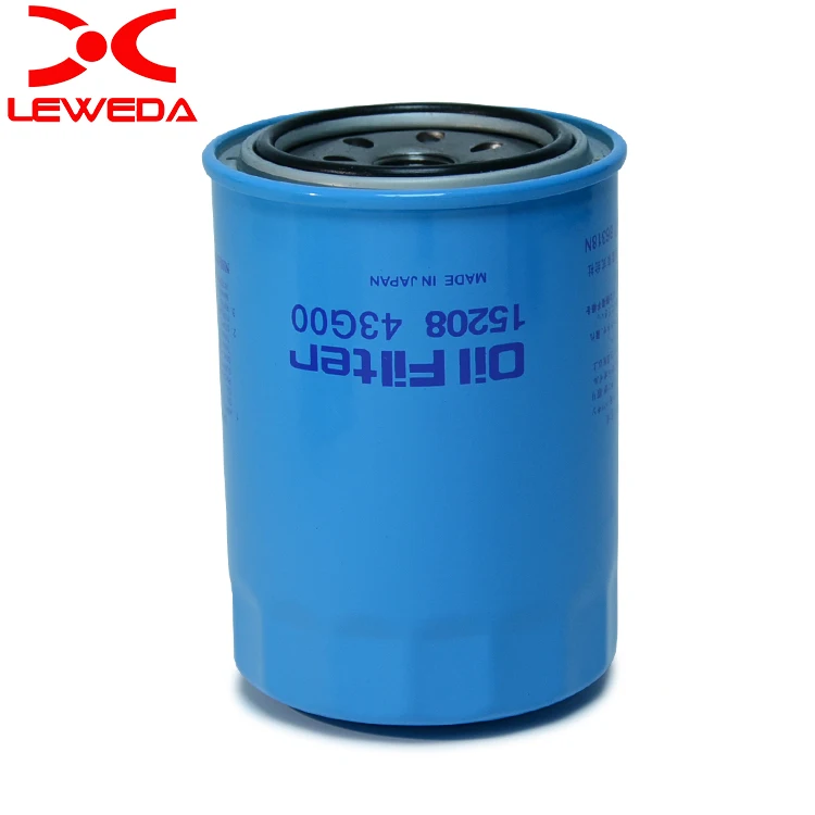 Oil Filter 15208-43G00 15208-65011 for Nissan Td27 Diesel Engine Machine Filter Element 1520843G00 1520865011 for Forklift Parts