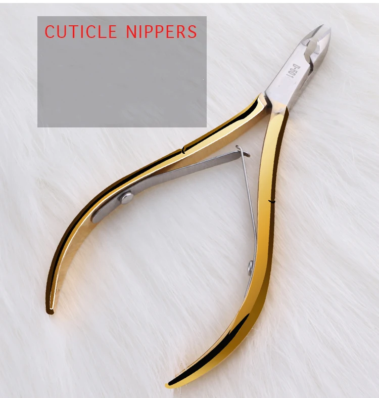 Professional Beauty Care Tools Stainless Steel Double Spring Cuticle Nipper D501 Nail Salon Special Exfoliating Dead Skin Pliers