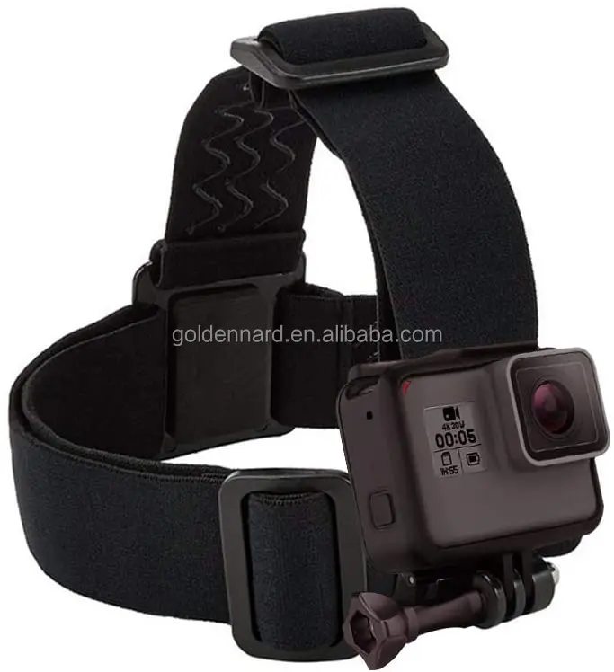 Head Strap Mount with Screw, Wearing Headband Belt Holder for Gopro Hero 9/8/7/6/5 Sports Camera Accessories