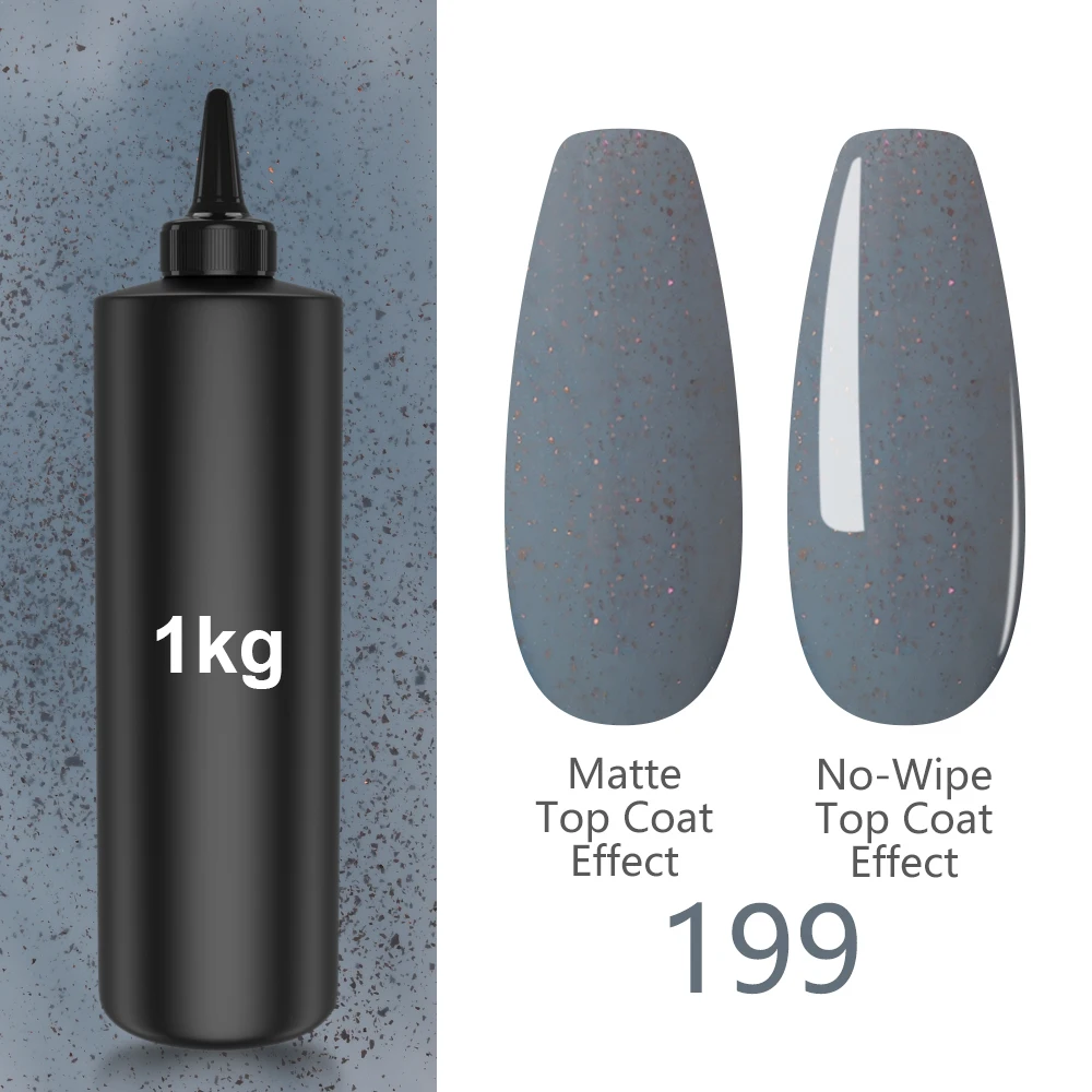 KADS 1kg Mica Gel Nail Polis Glitter Gold Sequins Flakie Nail Art UV LED Soak Off Gel Lacquer