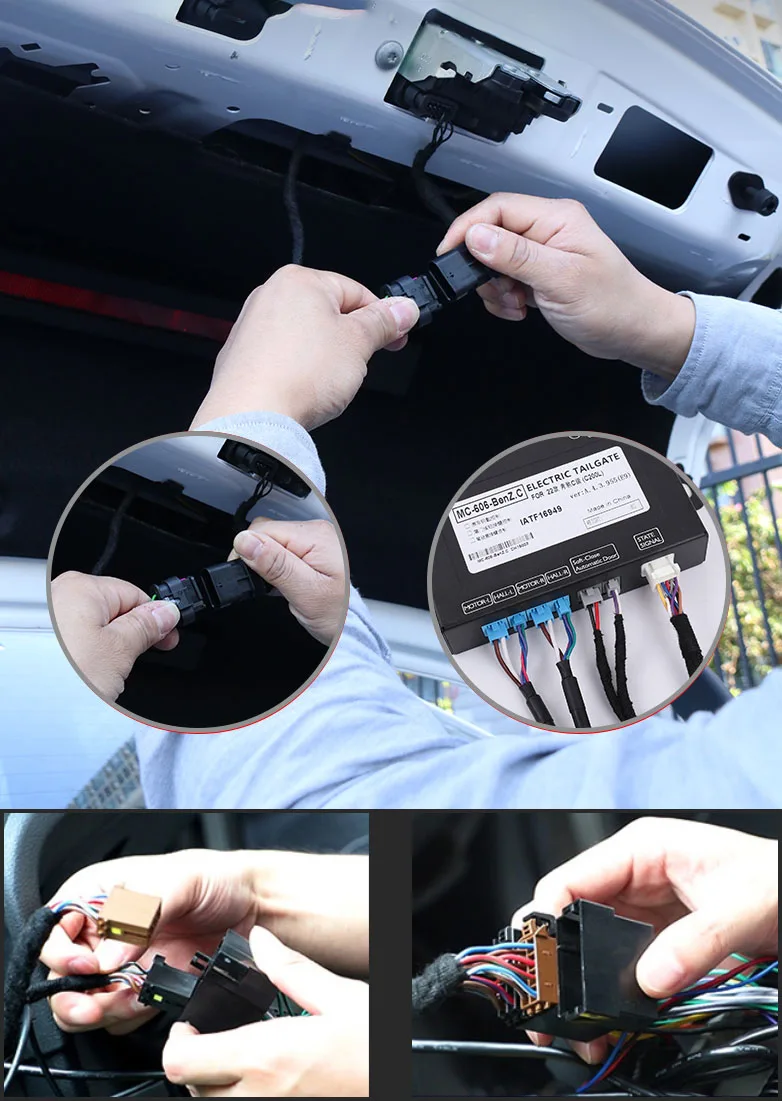 Intelligent Automatic Auto Trunk Opener Car Parts Tailgate Lock Door Closer Kit  Power Lift Tailgate For Benz GLA/GLC/B